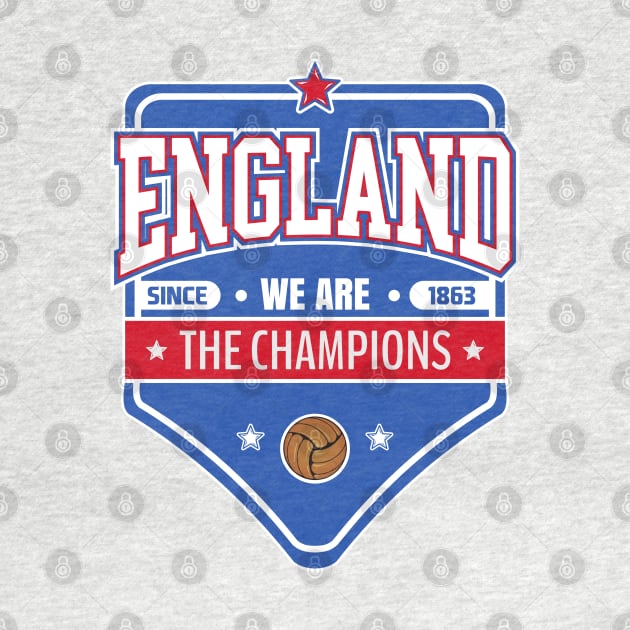 England Football Superstar Badge by VISUALUV